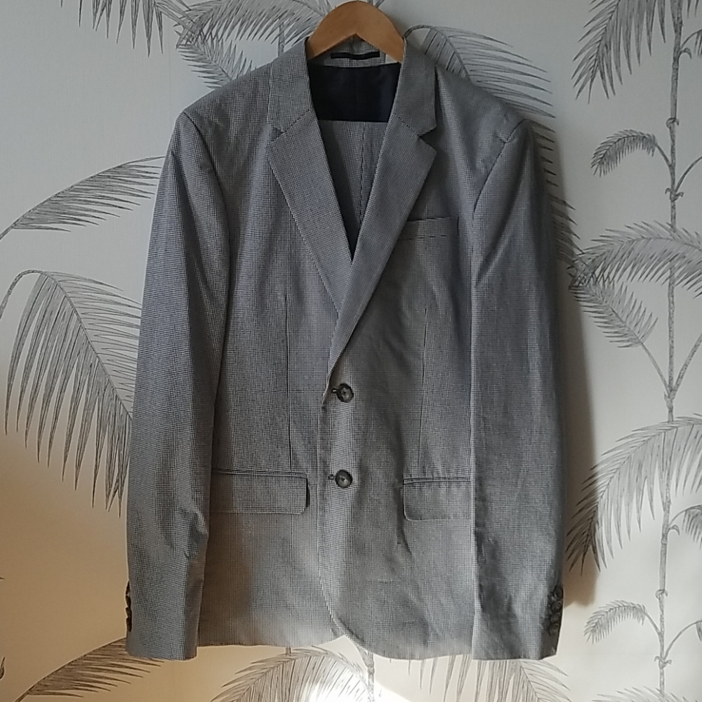 Jack Wills Houndstooth Check Slim Suit